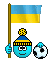 03 Flaggenkunterbunt 018 Smiley – Fussball